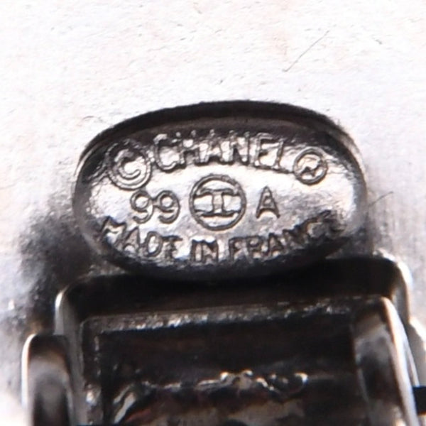 CHANEL シャネル VINTAGE ヴィンテージ ココマーク イヤリング 重量約5.45g 99A刻印 GP メタル シルバー ゴールド 両耳用 美品 中古 62587