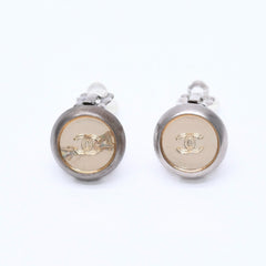 CHANEL シャネル VINTAGE ヴィンテージ ココマーク イヤリング 重量約6.00g 99P刻印 GP メタル シルバー ゴールド 両耳用 美品 中古 62372