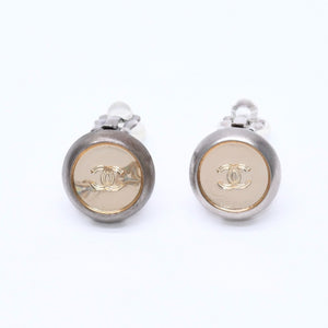 CHANEL シャネル VINTAGE ヴィンテージ ココマーク イヤリング 重量約6.00g 99P刻印 GP メタル シルバー ゴールド 両耳用 美品 中古 62372