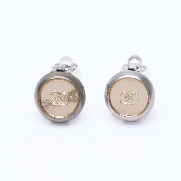 CHANEL シャネル VINTAGE ヴィンテージ ココマーク イヤリング 重量約6.00g 99P刻印 GP メタル シルバー ゴールド 両耳用 美品 中古 62372