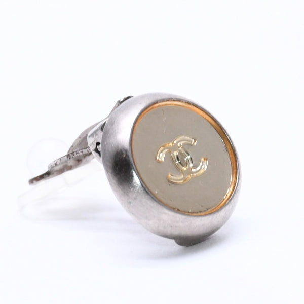 CHANEL シャネル VINTAGE ヴィンテージ ココマーク イヤリング 重量約6.00g 99P刻印 GP メタル シルバー ゴールド 両耳用 美品 中古 62372