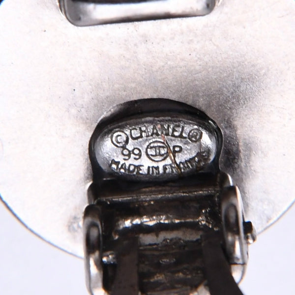 CHANEL シャネル VINTAGE ヴィンテージ ココマーク イヤリング 重量約6.00g 99P刻印 GP メタル シルバー ゴールド 両耳用 美品 中古 62372