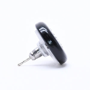 CHANEL シャネル ココマーク ピアス 重量約1.79g 00A刻印 樹脂系 ラインストーン ブラック 両耳用 美品 中古 4c071577