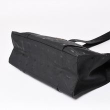 画像をギャラリービューアに読み込む, 極美品 MCM エム・シー・エム Tote Bag トートバッグ Black ブラック ゴールド金具 レザー 中古 4a004610