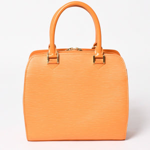 極美品 LOUIS VUITTON ルイヴィトン ポンヌフ ハンドバッグ M5205H エピレザー マンダリン ゴールド金具 中古 4a004960
