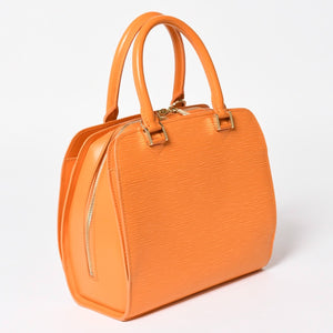 極美品 LOUIS VUITTON ルイヴィトン ポンヌフ ハンドバッグ M5205H エピレザー マンダリン ゴールド金具 中古 4a004960