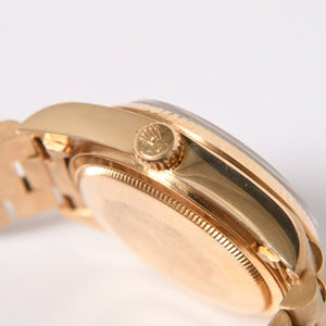 極美品 ROLEX ロレックス デイデイト36 腕時計 重量約131.61g 18038 18KYG AT シルバーピンボール文字盤 中古 4a007338