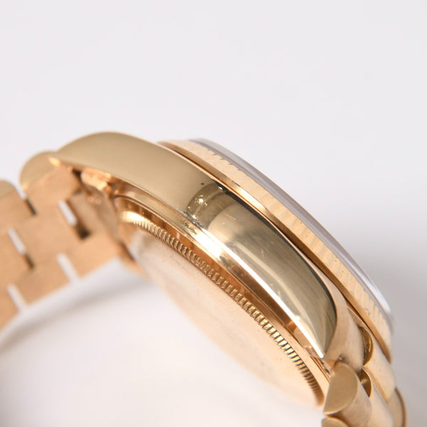 極美品 ROLEX ロレックス デイデイト36 腕時計 重量約131.61g 18038 18KYG AT シルバーピンボール文字盤 中古 4a007338