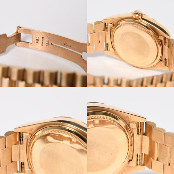 極美品 ROLEX ロレックス デイデイト36 腕時計 重量約131.61g 18038 18KYG AT シルバーピンボール文字盤 中古 4a007338