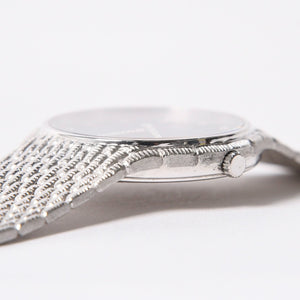 極美品 AUDEMARS PIGUET オーデマ ピゲ コブラ 腕時計 18KWG ラウンド 手巻き 84.7g Cal2080 12PD ダイヤモンド針 黒文字盤 中古 4a007431