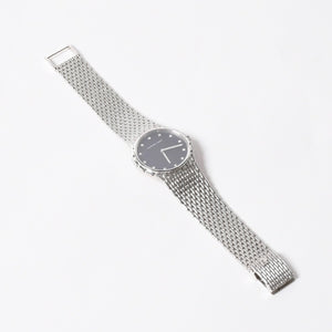 極美品 AUDEMARS PIGUET オーデマ ピゲ コブラ 腕時計 18KWG ラウンド 手巻き 84.7g Cal2080 12PD ダイヤモンド針 黒文字盤 中古 4a007431