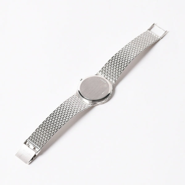 極美品 AUDEMARS PIGUET オーデマ ピゲ コブラ 腕時計 18KWG ラウンド 手巻き 84.7g Cal2080 12PD ダイヤモンド針 黒文字盤 中古 4a007431