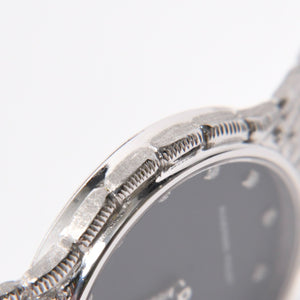 極美品 AUDEMARS PIGUET オーデマ ピゲ コブラ 腕時計 18KWG ラウンド 手巻き 84.7g Cal2080 12PD ダイヤモンド針 黒文字盤 中古 4a007431