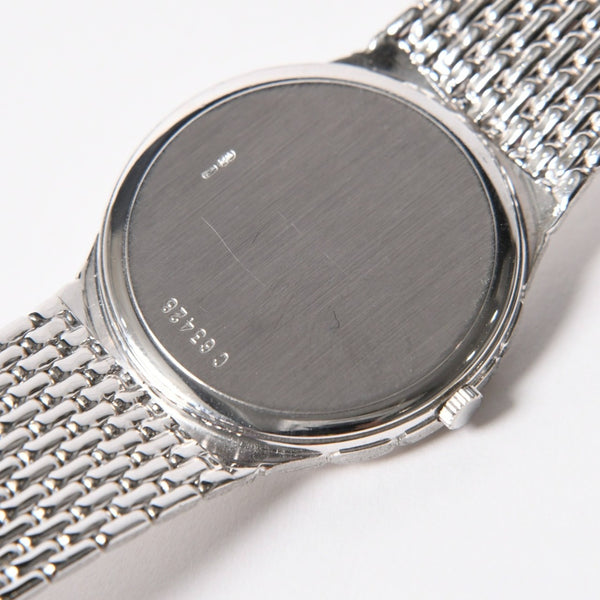 極美品 AUDEMARS PIGUET オーデマ ピゲ コブラ 腕時計 18KWG ラウンド 手巻き 84.7g Cal2080 12PD ダイヤモンド針 黒文字盤 中古 4a007431