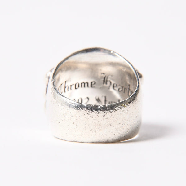CHROME HEARTS クロムハーツ KEEPER キーパー リング 指輪 重量約19.64g 1992/sterling刻印 サイズ14号 スターリングシルバー 美品 中古 4a007348