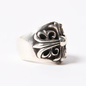 CHROME HEARTS クロムハーツ KEEPER キーパー リング 指輪 重量約19.64g 1992/sterling刻印 サイズ14号 スターリングシルバー 美品 中古 4a007348