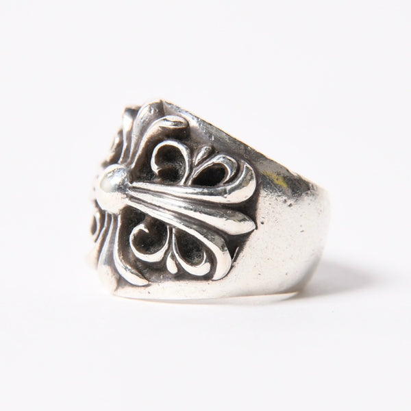 CHROME HEARTS クロムハーツ KEEPER キーパー リング 指輪 重量約19.64g 1992/sterling刻印 サイズ14号 スターリングシルバー 美品 中古 4a007348