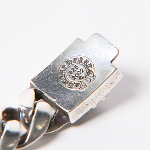 極美品 CHROME HEARTS クロムハーツ CLSC LRG3 CHX ラージボックスID クラシックチェーン ブレスレット 15リンク 重量約108.54g 中古 4a007352