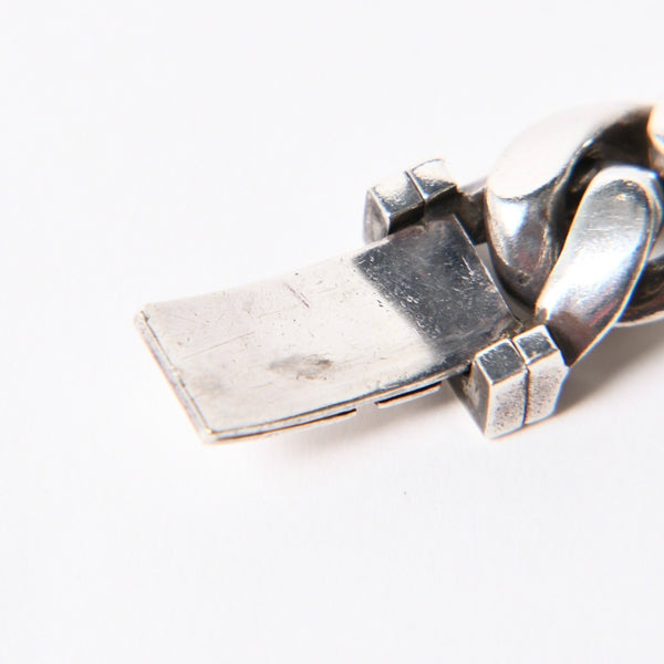 極美品 CHROME HEARTS クロムハーツ CLSC LRG3 CHX ラージボックスID クラシックチェーン ブレスレット 15リンク 重量約108.54g 中古 4a007352