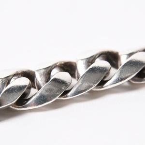 極美品 CHROME HEARTS クロムハーツ CLSC LRG3 CHX ラージボックスID クラシックチェーン ブレスレット 15リンク 重量約108.54g 中古 4a007352