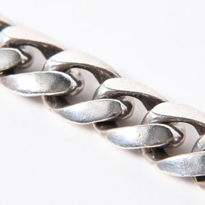 極美品 CHROME HEARTS クロムハーツ CLSC LRG3 CHX ラージボックスID クラシックチェーン ブレスレット 15リンク 重量約108.54g 中古 4a007352