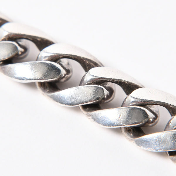 極美品 CHROME HEARTS クロムハーツ CLSC LRG3 CHX ラージボックスID クラシックチェーン ブレスレット 15リンク 重量約108.54g 中古 4a007352