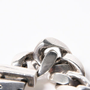 極美品 CHROME HEARTS クロムハーツ CLSC LRG3 CHX ラージボックスID クラシックチェーン ブレスレット 15リンク 重量約108.54g 中古 4a007352