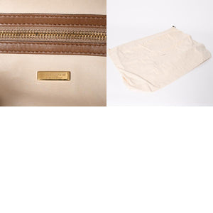 THE ROW ザロウ Backpack 11 バックパック ハンドバッグ 2way レザー ブラウン カーフレザー ゴールド金具 美品 中古 4a006921
