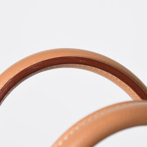 極美品 HERMES エルメス オータクロア32 ハンドバッグ □B刻印 ナチュラル クシュベル ゴールド金具 内縫い 1998年製 中古 4a008199