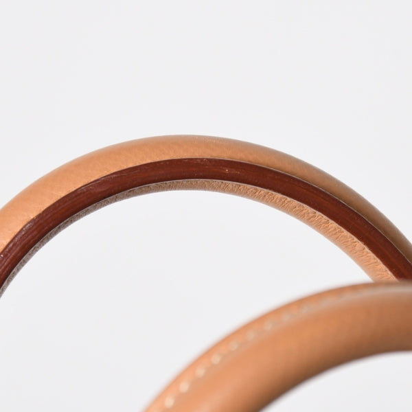 極美品 HERMES エルメス オータクロア32 ハンドバッグ □B刻印 ナチュラル クシュベル ゴールド金具 内縫い 1998年製 中古 4a008199
