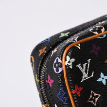 画像をギャラリービューアに読み込む, 極美品 LOUIS VUITTON ルイヴィトン ポーチ トゥルース ワピティ ポーチ M58034 モノグラム マルチカラー ブラック 村上隆 中古 4a000351