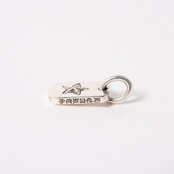 極美品 CHROME HEARTS クロムハーツ DT TNY STAR タイニースター ドッグタグ ペンダントトップ 重量約3.43g シルバー925 中古 4a005377