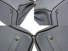 画像をギャラリービューアに読み込む, HERMES エルメス BIRKIN バーキン 35 ハンドバッグ SPO トゴ ブルーリン ブラウン マットパラジウム金具 □Q刻印 美品 中古 4b010709