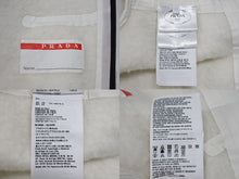 Load image into Gallery viewer, PRADA SPORTS プラダスポーツ 22AW Cropped Double Fleece Jacket ダブルフリースジャケット サイズXS ホワイト 美品 中古 4b008311