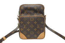 画像をギャラリービューアに読み込む, LOUIS VUITTON ルイヴィトン アマゾン ショルダーバッグ モノグラム M45236 ブラウン ゴールド金具 美品 中古 4b004672