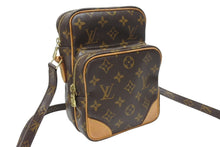画像をギャラリービューアに読み込む, LOUIS VUITTON ルイヴィトン アマゾン ショルダーバッグ モノグラム M45236 ブラウン ゴールド金具 美品 中古 4b004672