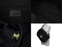 Load image into Gallery viewer, 極美品 CHANEL シャネル スポーツライン ショルダーバッグ 8番台 ココマーク パッチ ナイロン ブラック シルバー金具 中古 4b001022
