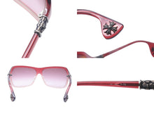 画像をギャラリービューアに読み込む, CHROME HEARTS クロムハーツ CHクロス サングラス クリア ピンク シルバー925 美品 中古 4b000002