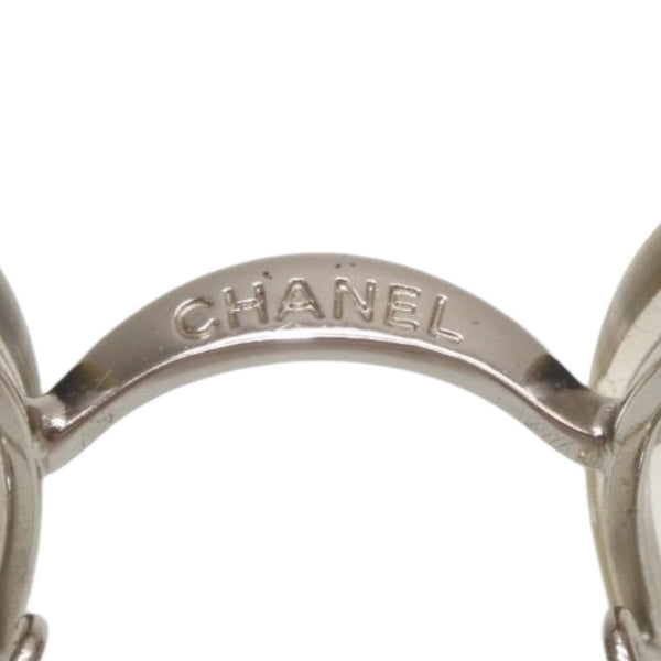 CHANEL Rimless Sunglasses Eyewear 4092-B 506785 Coco Mark Silver Good Condition Used 4a000003