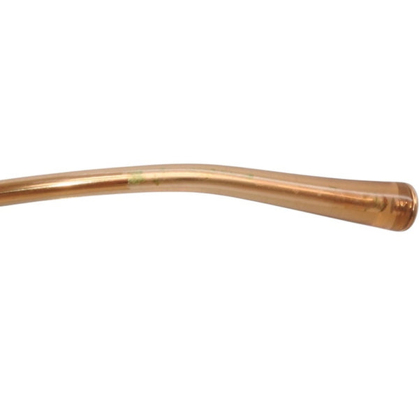 CHANEL シャネル リムレス サングラス アイウェア 4017-D C125/7F ライトストーン ココマーク ブラウン 美品 中古 4a000002