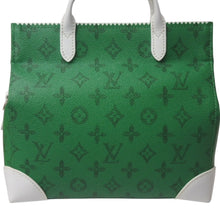 Load image into Gallery viewer, LOUIS VUITTON ルイヴィトン エブリデイLV リッターバッグ ハンドバッグ 2021AW M80815 IC グリーン ホワイト 美品 中古 4b000010