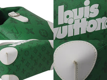 Load image into Gallery viewer, LOUIS VUITTON ルイヴィトン エブリデイLV リッターバッグ ハンドバッグ 2021AW M80815 IC グリーン ホワイト 美品 中古 4b000010