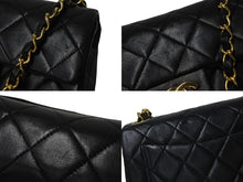 Load image into Gallery viewer, CHANEL シャネル ミニマトラッセ18 チェーンショルダーバッグ ラムスキン ブラック 1番台 中古 4b000011
