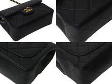Load image into Gallery viewer, CHANEL シャネル ミニマトラッセ18 チェーンショルダーバッグ ラムスキン ブラック 1番台 中古 4b000011
