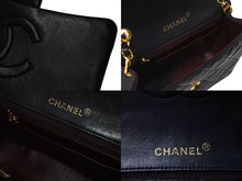 Load image into Gallery viewer, CHANEL シャネル ミニマトラッセ18 チェーンショルダーバッグ ラムスキン ブラック 1番台 中古 4b000011