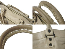 画像をギャラリービューアに読み込む, BALENCIAGA バレンシアガ ザ ファースト ハンドバッグ ショルダーバッグ 103208 2WAY レザーベージュ 美品 中古 4b000016