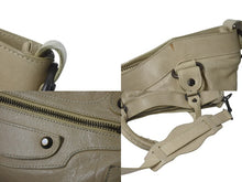 画像をギャラリービューアに読み込む, BALENCIAGA バレンシアガ ザ ファースト ハンドバッグ ショルダーバッグ 103208 2WAY レザーベージュ 美品 中古 4b000016