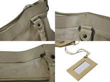 画像をギャラリービューアに読み込む, BALENCIAGA バレンシアガ ザ ファースト ハンドバッグ ショルダーバッグ 103208 2WAY レザーベージュ 美品 中古 4b000016