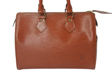 Load image into Gallery viewer, LOUIS VUITTON ルイヴィトン ハンドバッグ スピーディ25 M43003 ゴールド金具 ブラウン エピレザー 中古 4b000021
