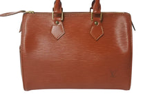 Load image into Gallery viewer, LOUIS VUITTON ルイヴィトン ハンドバッグ スピーディ25 M43003 ゴールド金具 ブラウン エピレザー 中古 4b000021